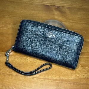 Coach Long Zip Around Wallet